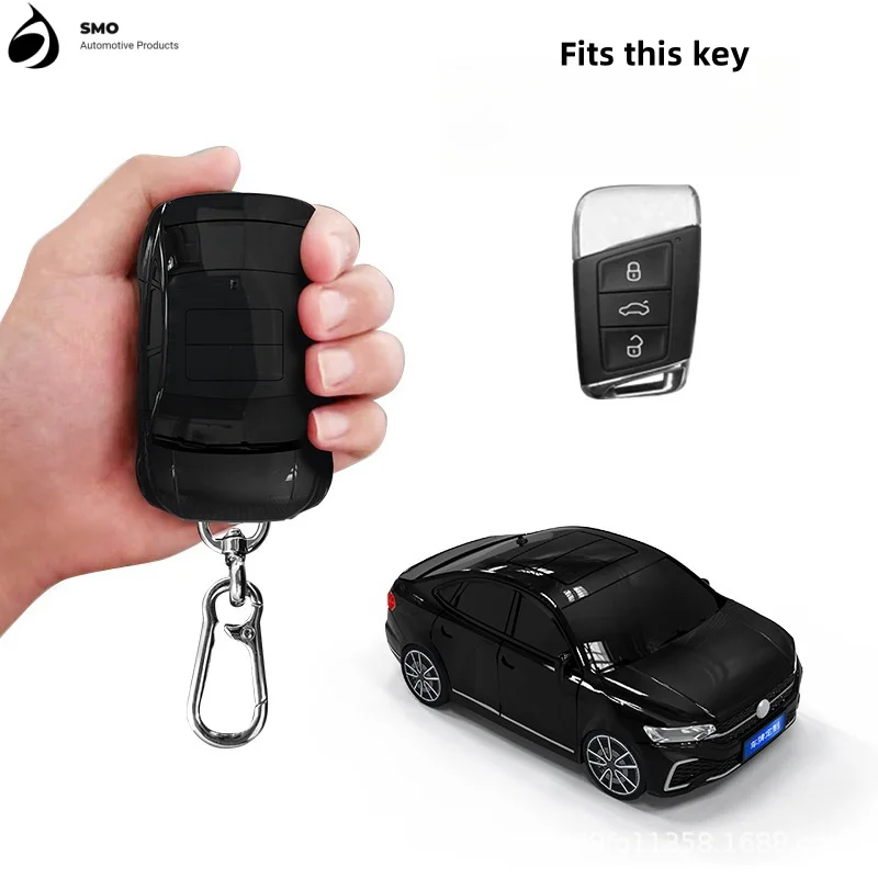 

For Volkswagen Passat Key Cover with Lights Car Keyfob Car Model Key Protector Auto Accessories Creative Personalized New