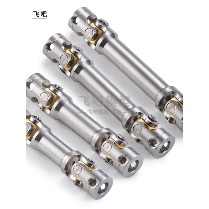 Stainless Steel Drive Shaft CVD Universal Joint for 1/14 Tamiya RC Truck Scania 770S R620 Mercedes Benz Actros Volvo MAN Parts