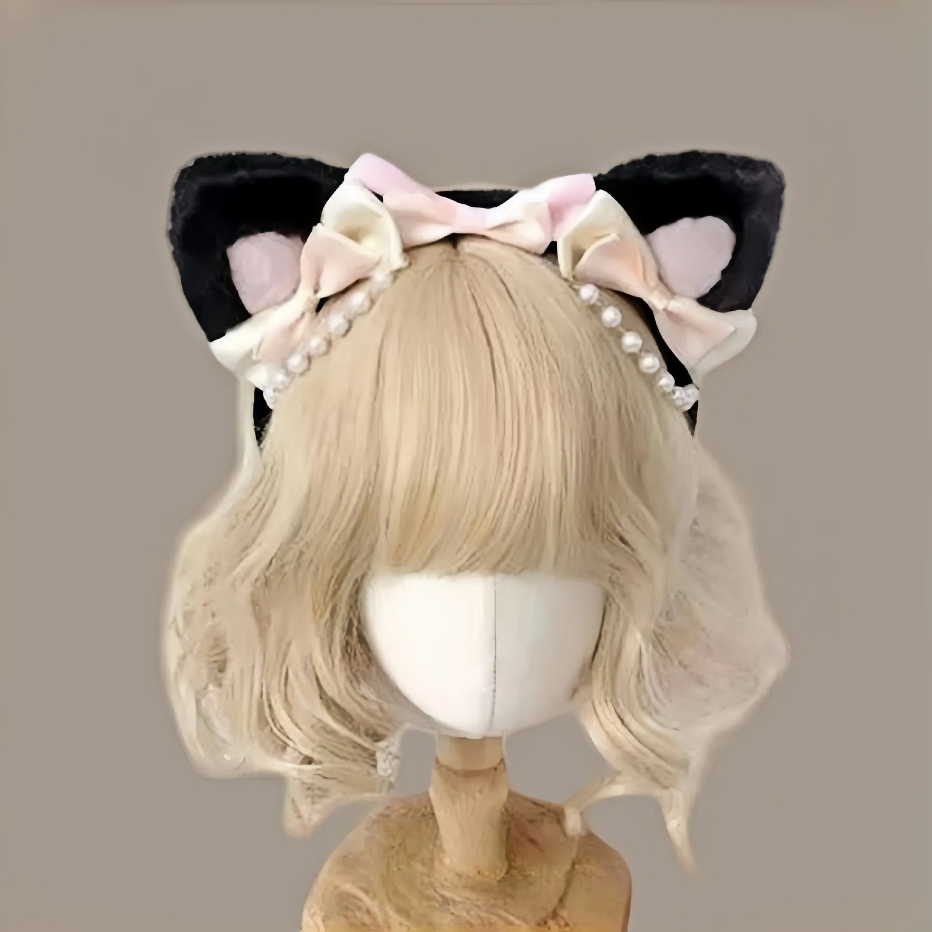 جديد أفضل قبعة عقال تأثيري دبوس الشعر القوس آذان القط إكسسوارات الشعر عطلة أداء حفلة إكسسوارات الشعر #2