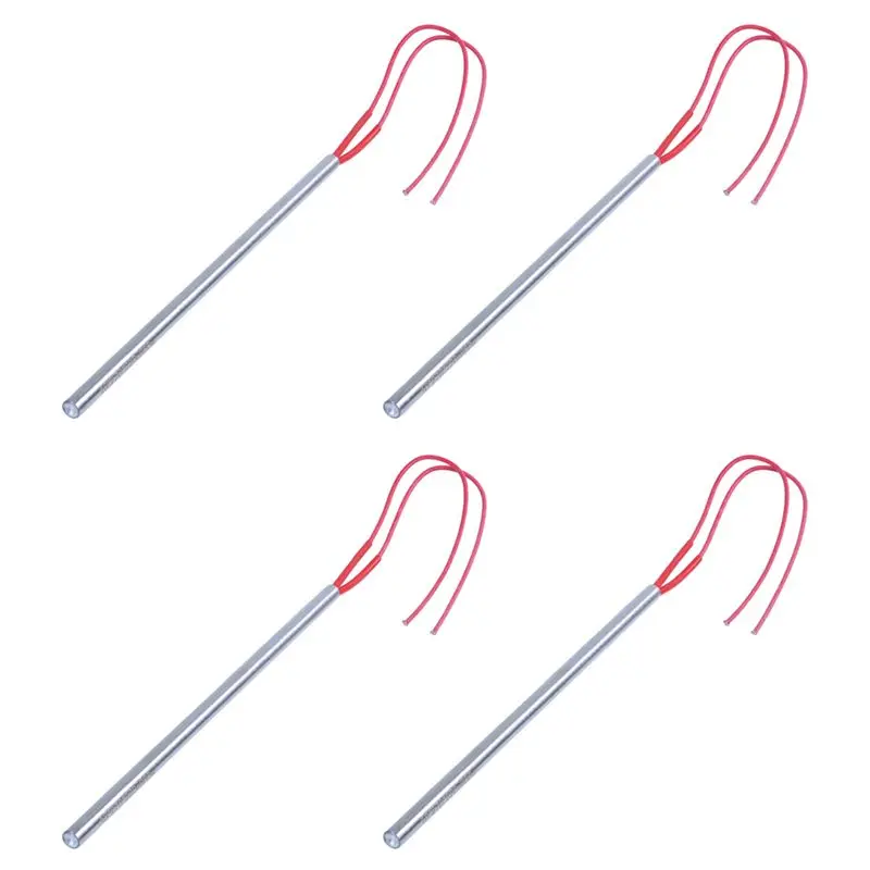 

4 шт. 10 мм x 270 мм односторонние нагревательные элементы, картриджные нагреватели 220 В 600 Вт-B61B