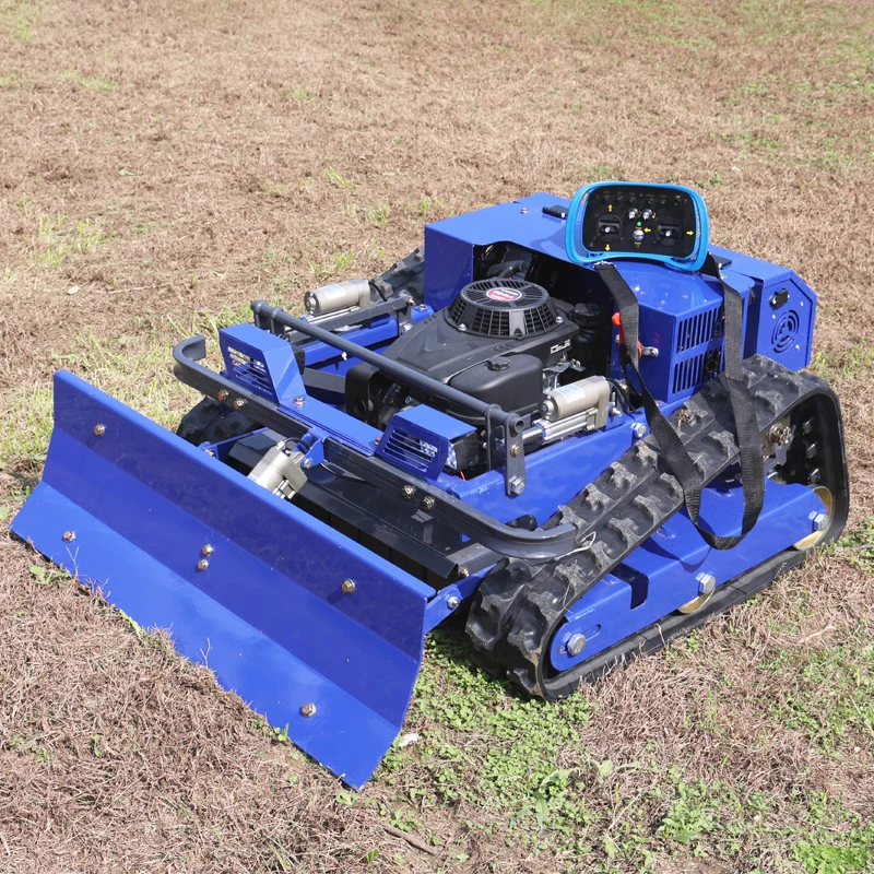 Customized The Lawn Mower Control Mowers Slope Lawn Mower Tracked All Terrain Remote Control Robot Weed Mowing Machine
