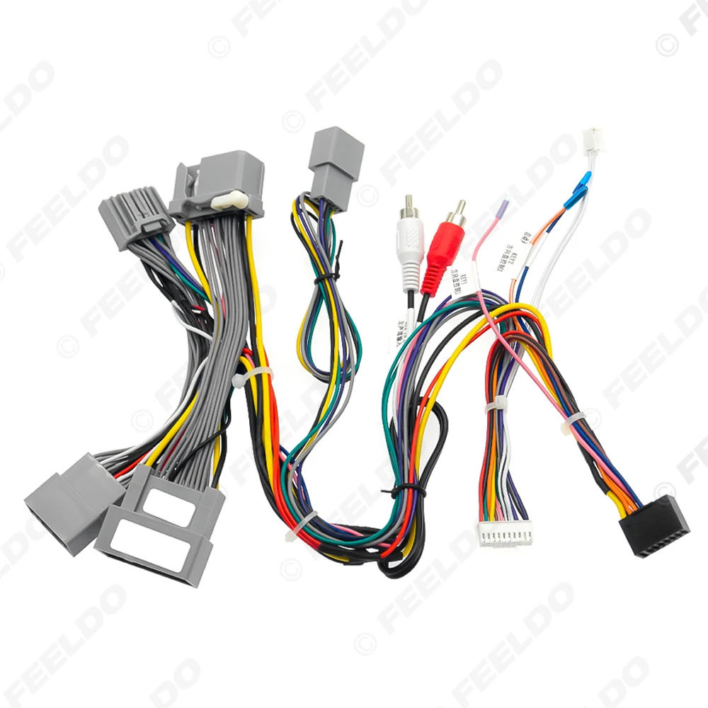FEELDO Car 16pin Android Audio Wiring Harness For Honda Accord 8(China/North American;08~13) Low Trim Level Stereo