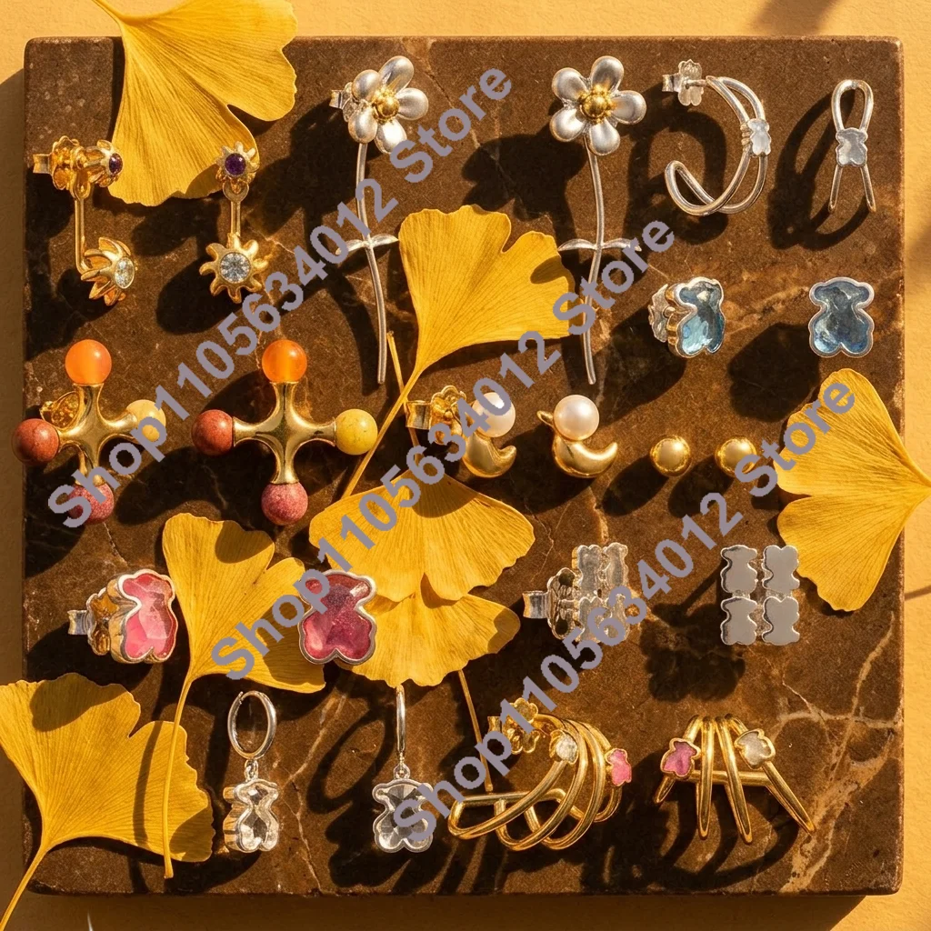 

N14 2026 Popular Sunflower Earrings Luxe Casual Fashion Ear Accessories