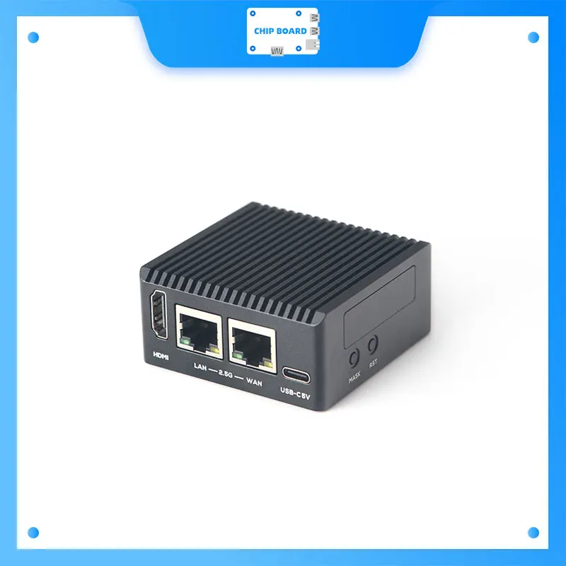 NanoPi R76S RK3576 LPDDR5 SBC Dual 2.5G NIC | HDMI и AI Развертывание мини-шлюза IoT с двумя 2,5G
