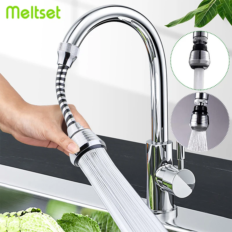 360 Rotating Kitchen Faucet Universal Adjustable Faucet Aerator Water Saving Tap Nozzle Head BathShower Faucets Sink Accessories