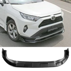 Front Bumper Lip for Toyota RAV4 Air Splitter XA50 5 Generation Car Body Kit Spoiler 2020-2025 Black Skirts Accessories