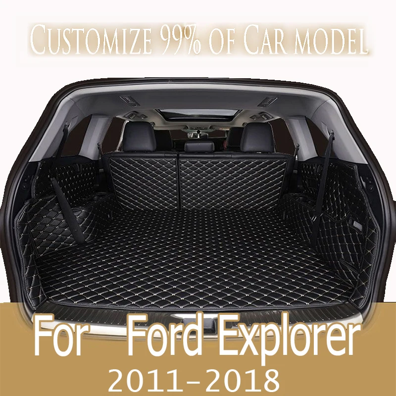 Tapis de coffre haute qualité pour Ford Explorer 2011-2018 – Protection de coffre, tapis de sol, accessoires intérieurs