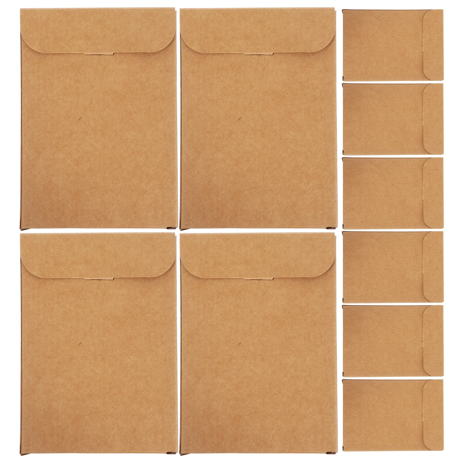 

20pcs Kraft Paper Boxes For Greeting Cards Postcards Packaging Small Business Shipping Storage Box Envelopes Craft Gift Card