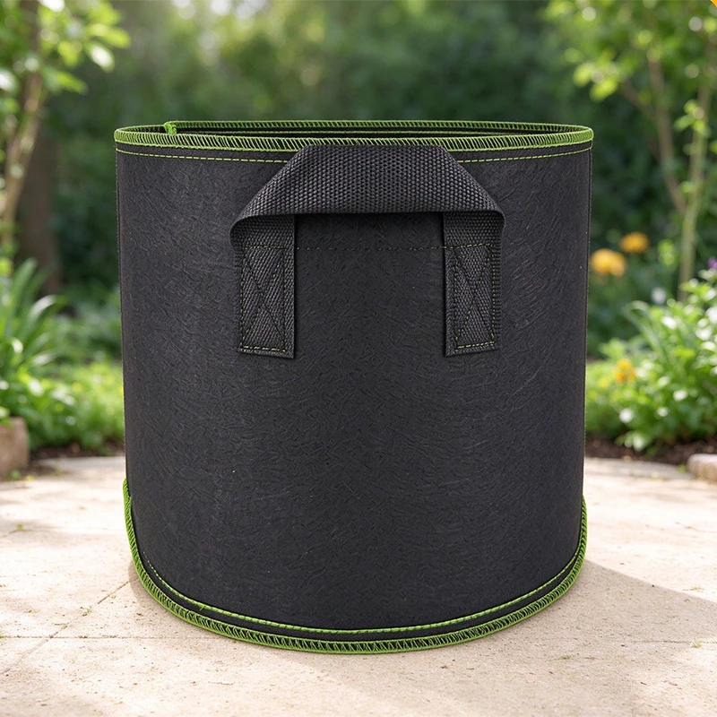 Multi Size 3/5/7/10 Gallon Nonwoven Grow Bag Aeration Planting Bag Home Garden Plant Pot