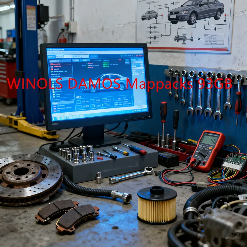 

NEW WINOLS DAMOS Mappacks 93GB– ECU Chip Tuning Data Files for Cars Big Archive of Maps All Data Packs with WinOLS Software