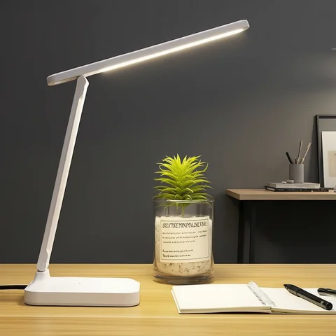 Folding Desk Lamp, USB Touch-Controlled Dimmable Night Light, LED USB Plug-In Desk Lamp, Suitable for Reading and Sleeping in St