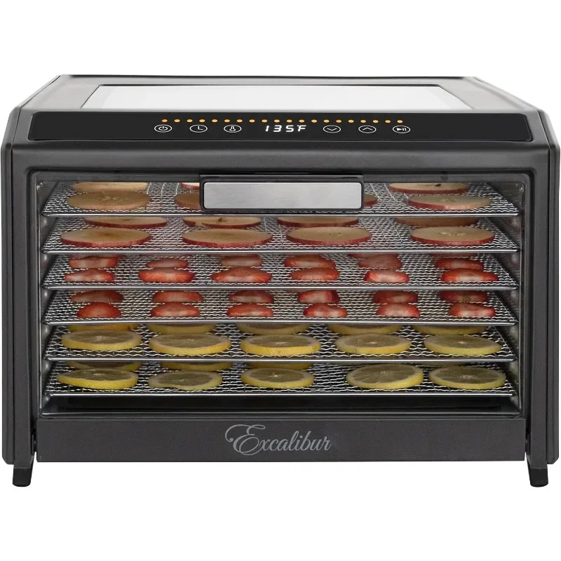 Excalibur Electric Food Dehydrator Performance Series 6-Tray with Adjustable Temperature Control Includes Stainless Steel