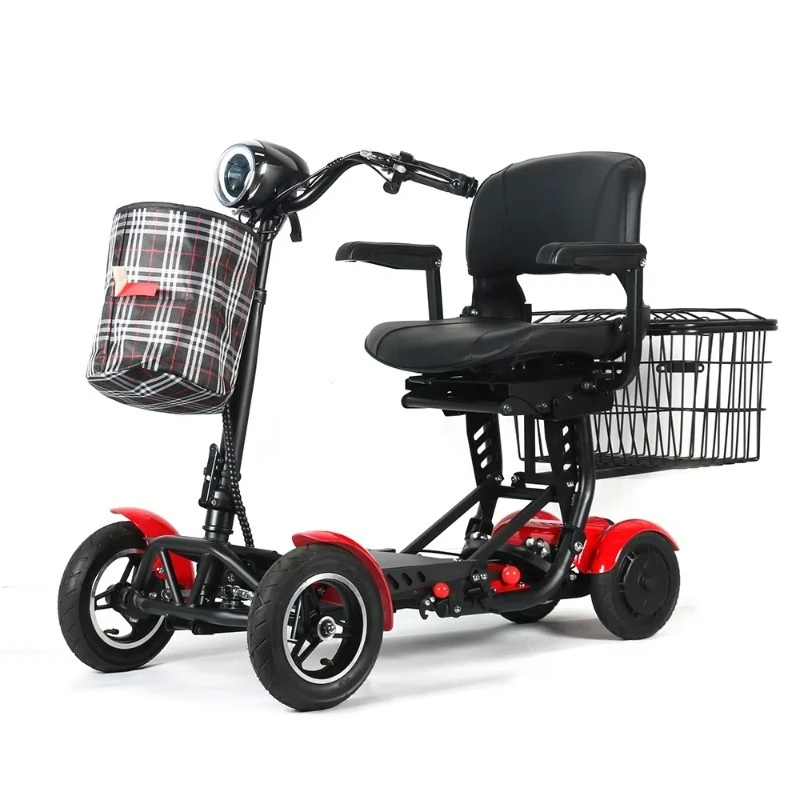 

Warehouse Golf Carts Scooter Foldable 4 Wheel Electric Mobility Scooters for Elderly
