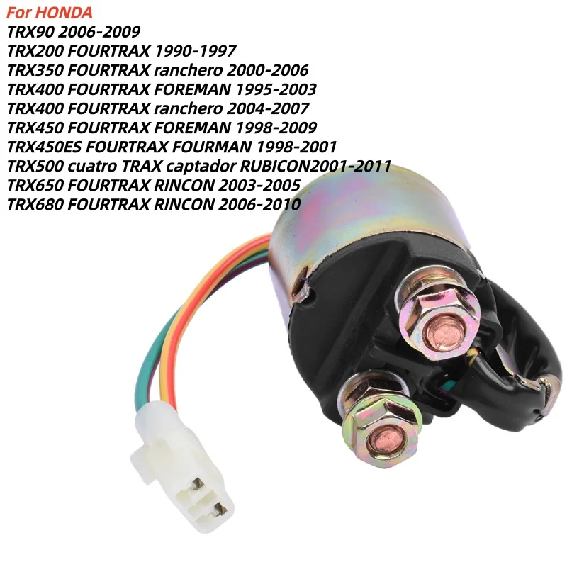 Magnetrelais für HONDA TRX350 TRX400 TRX450 TRX500 TRX200 TRX650 TRX680 TRX90 FOURTRAX FOREMAN RINCON TRX 350 450 500