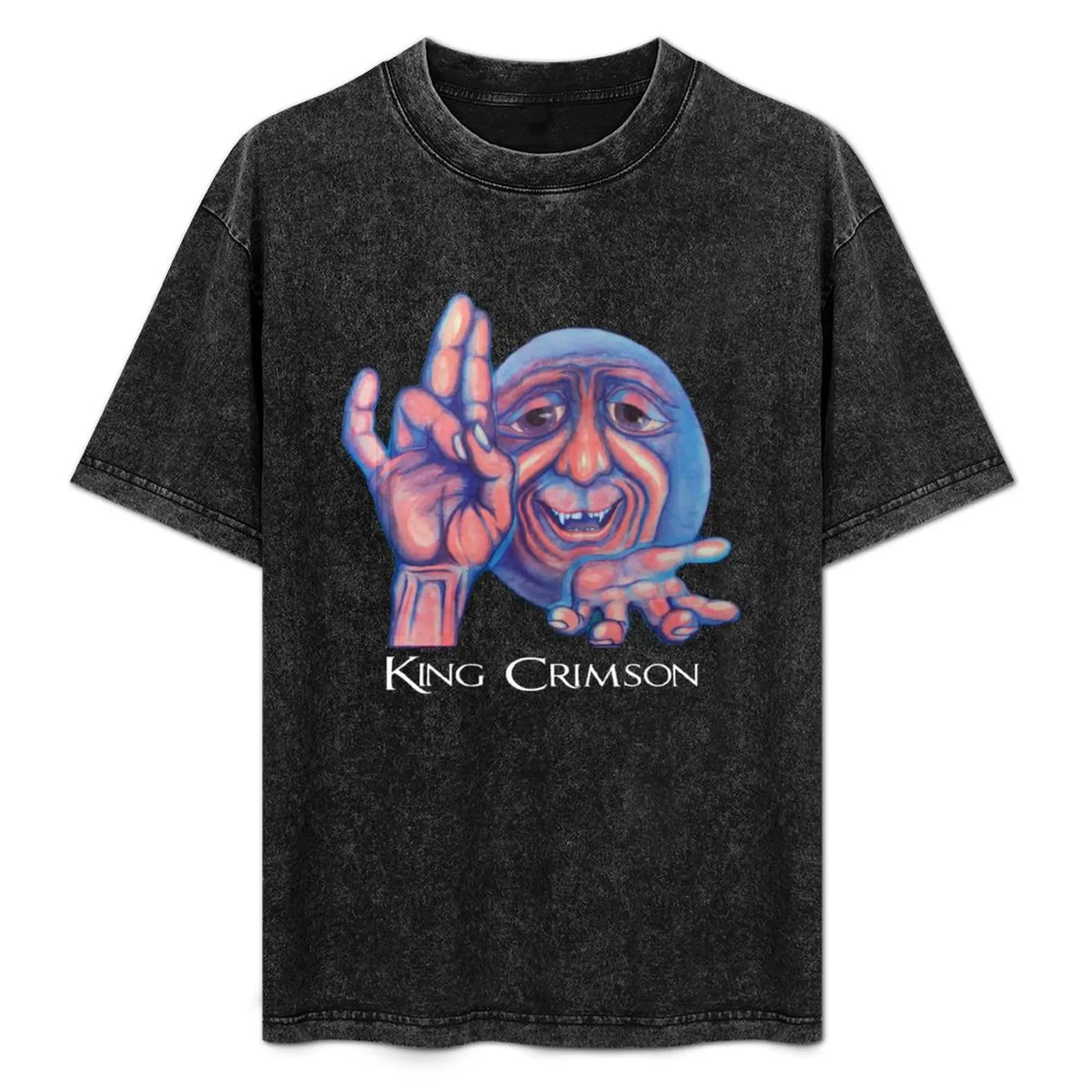 Crimson King Artwork - Camiseta del álbum In the Court of the Crimson King, camiseta informal de manga corta de algodón suave