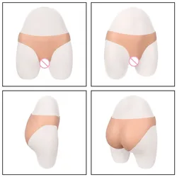 Fake Silicone Vagina Shemale Underwear Crossdresser Briefs Costumes Shapwear Hide Penis Realistic Vagina Cosplay Gay Drag Queen