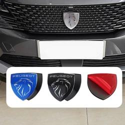 1pcs Non-destructive Car Front Grille Badge Lid Sticker Decal For Peugeot GT 3008 308 T9 208 508 2008 5008 207 206 408 108 4008