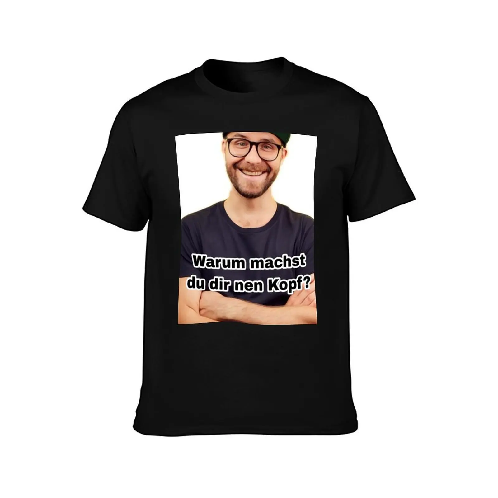 Mark Forster - Why are you banging your head? memes T-Shirt Street Fashion Casual Tee Shirt T-Shirt