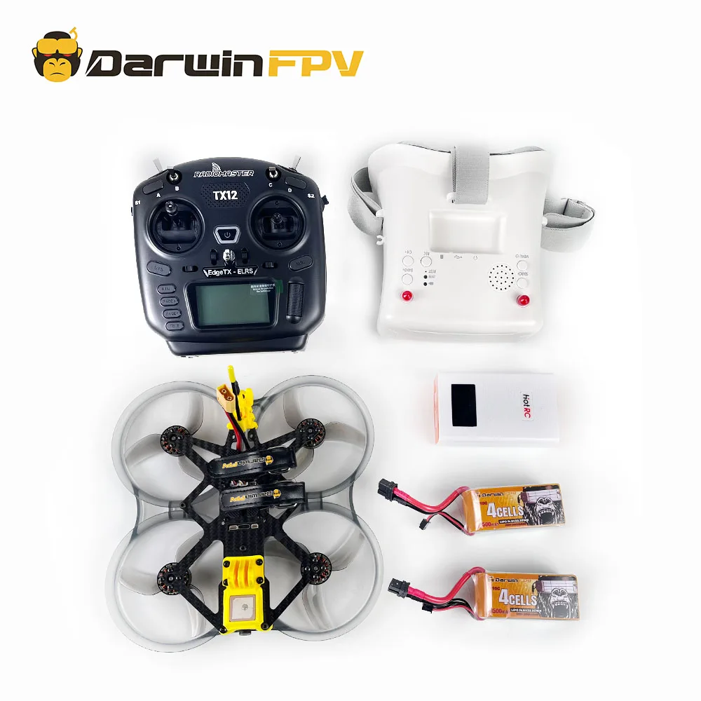 DarwinFPV CineApe35 Brushless Whoop Ready To Fly Kit with Camera Goggles Controller RTF NEW Arrival 2023