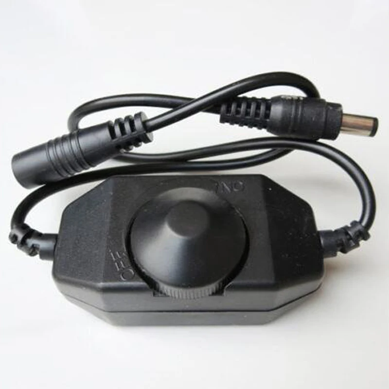 Lamp Belt Light LED Dimmer 0-100% Brightness Adjustable Switch Controller for Single Color Strip