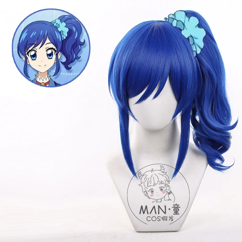 

Аниме Kiriya Aoi, парики для косплея, игра Aikatsu, парик для косплея, 40 см, хвост тигра, женские синтетические волосы для вечеринки, Хэллоуина