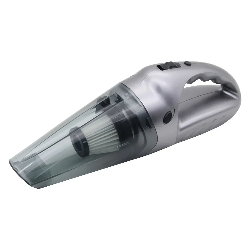 

Portable Mini Handheld Wet Dry Duster Collector Vacuum Cleaner Dust Cleaner for Car (Silver Grey with )