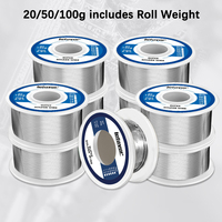 0.8mm 1.0mm 2.0mm 20g 50g 100g Soldering Tin Wire Tin Melt Rosin Core Solder Soldering Wire Roll No-clean FLUX 2.0%