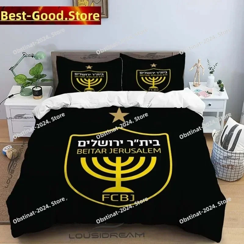 Beitar Jerusalem Fc All Season Twin Bedding Set Printed single Comforter Quilt Duvet Cover Pillow Case 3 Pieces Kids Adult Size