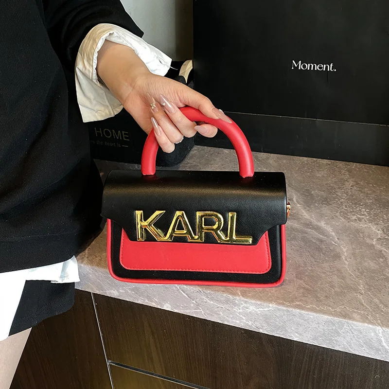 

Сумка-коробка с буквенным принтом 2024, нишевая квадратная сумочка для женщин, роскошная сумка через плечо, универсальная сумка «день-ночь», модная сумка через плечо ​