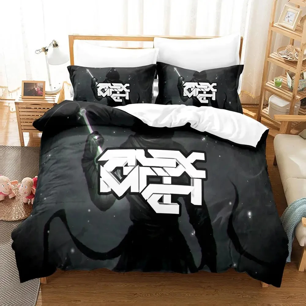 3D Print Ghostemane Singer Bedding Set Duvet Cover Bed Set Quilt Cover Pillowcase Comforter king Queen Size Boys Adult Bedding