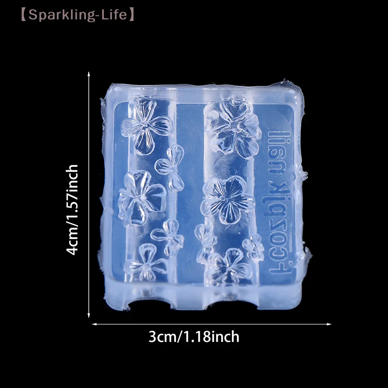 【JYA1】3D Hawaii Hibiscus Flowers Nail Silicone Mold Floral Petal Design Resin Molds Nail Art Carving Template Manicure