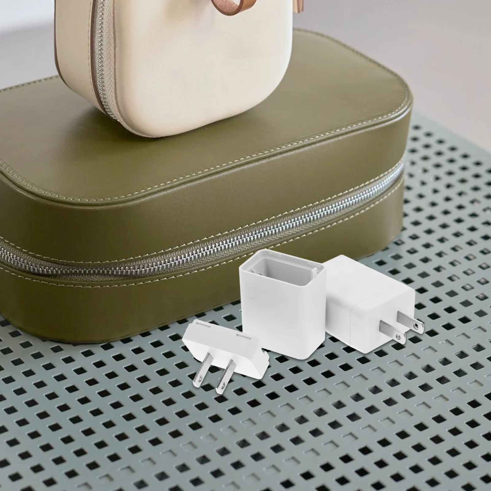 2 Pcs Charging Adapter Hidden Money Storage Box Realistic Compact Lightweight Security Hidden Containers