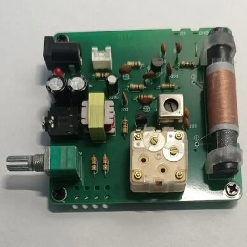 Eksperyment radiowy z modulacją amplitudy źródło sygnału nadajnika MW DIY Test zestawu dla studentów radia kryształowego