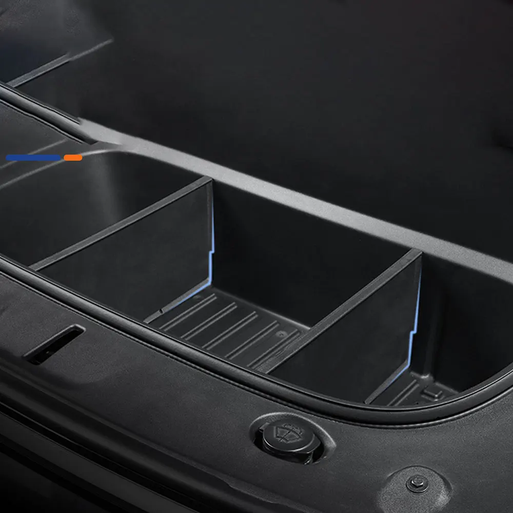 

Front Trunk Storage Partition For Tesla Model Y Launch Juniper 2025 2026 Waterproof PP Storage Box Partition Board 2PCS