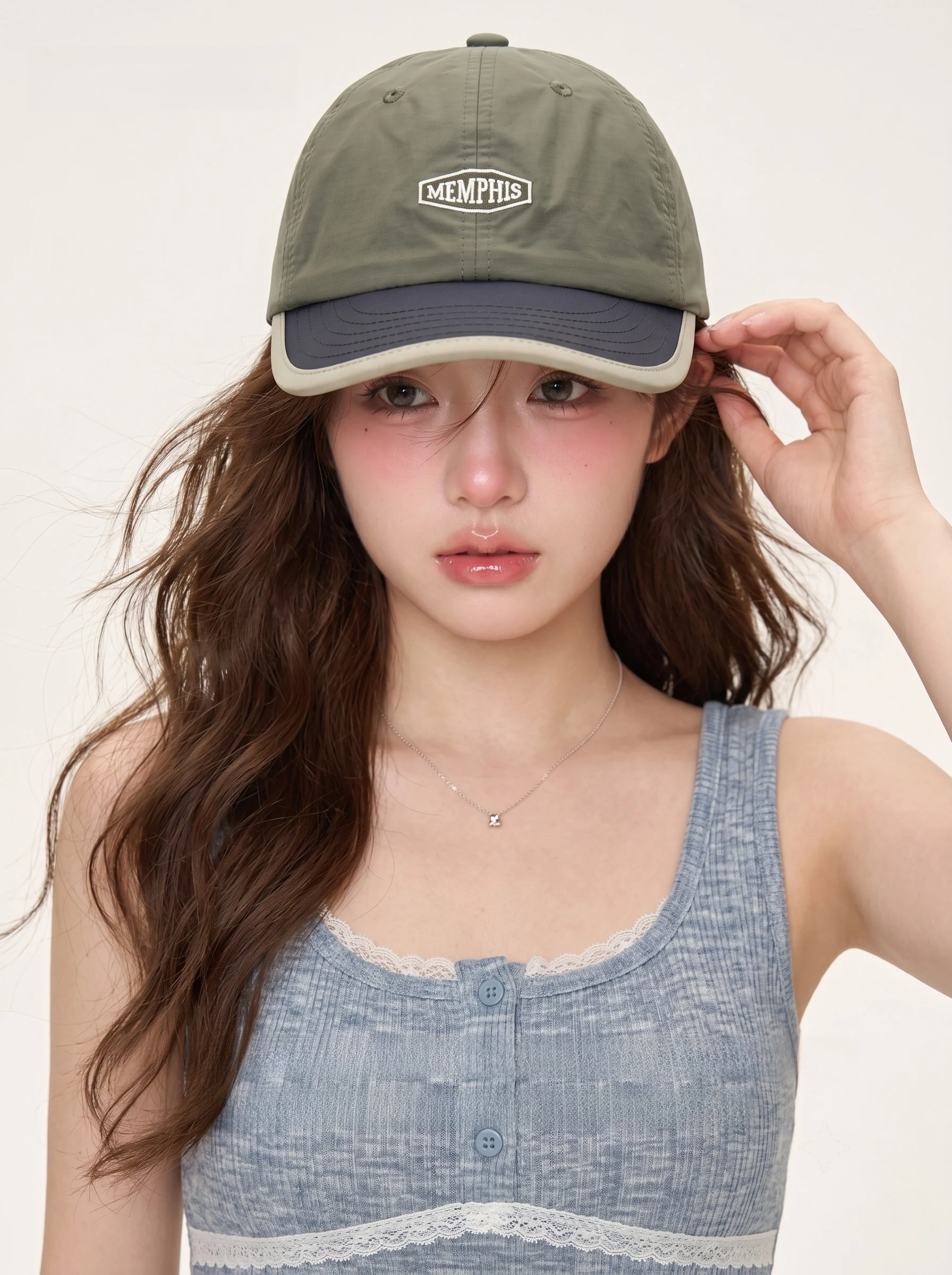 

Versatile Lightweight Quick Dry Baseball Cap with Embroidered Letter Casual Match All Gender Spring Cotton Hat for Youth