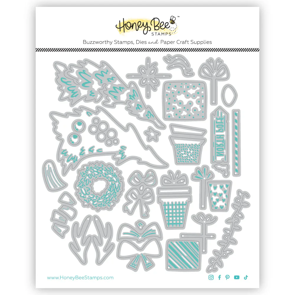 Beach Bound Holiday Add-On Christmas Cutting Dies for New 2024 Scrapbooking Paper Making Bee Frame Craft Card no Stamps