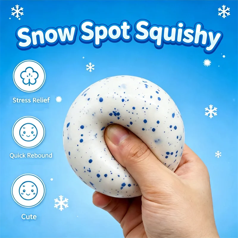 Needoh Snow Ball Crunch Sensory Calm Therapy Toy Autism ADHD Focus Toy Relieve Anxiety Heal Relax Emotional Release Leisure Gift