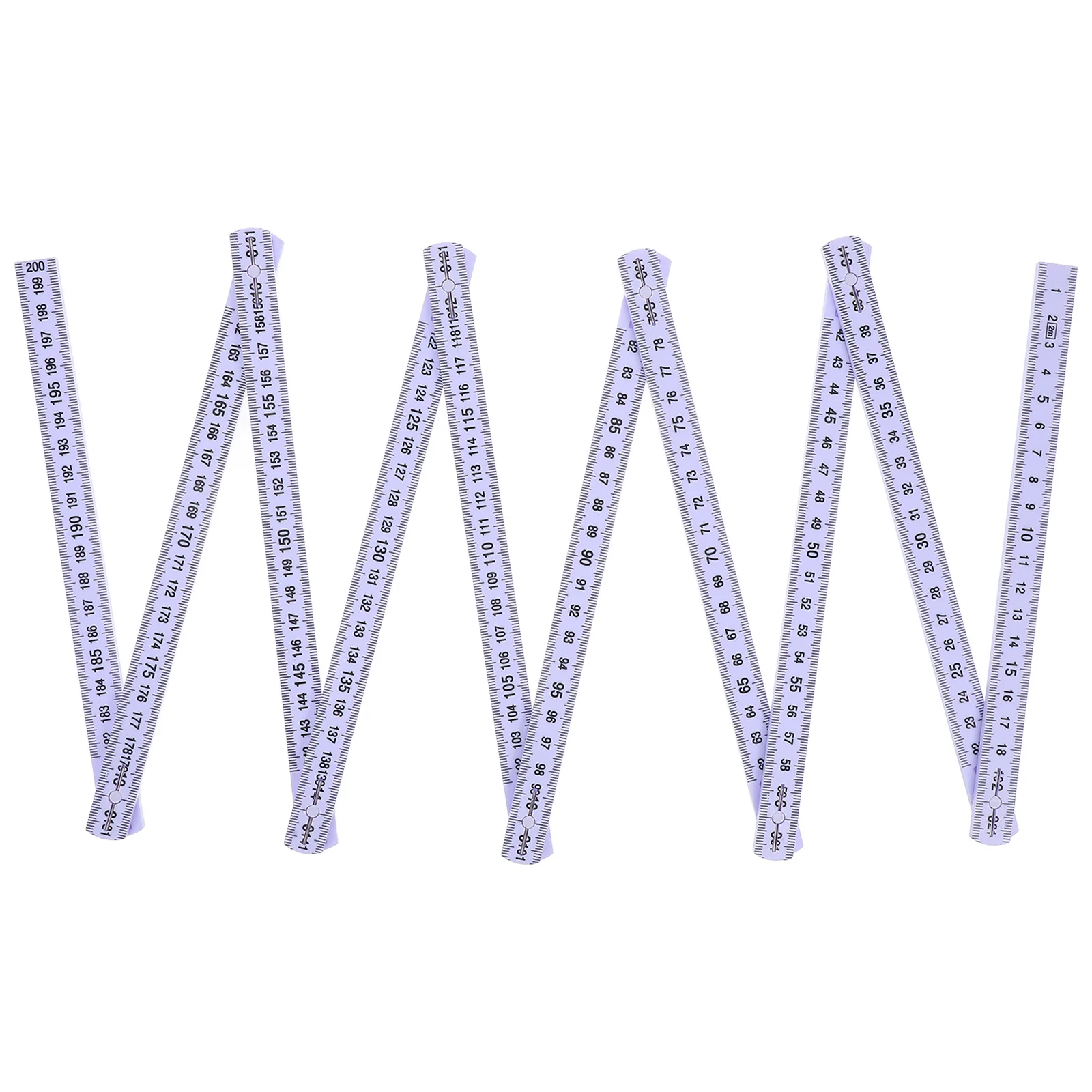 1 قطعة مسطرة بلاستيكية قابلة للطي دقيقة سم مم التخرج تصميم خالي من العين مثالي لـ DIY بها بنفسك الهواة استخدام حاكم قابل للطي تحت الماء #1