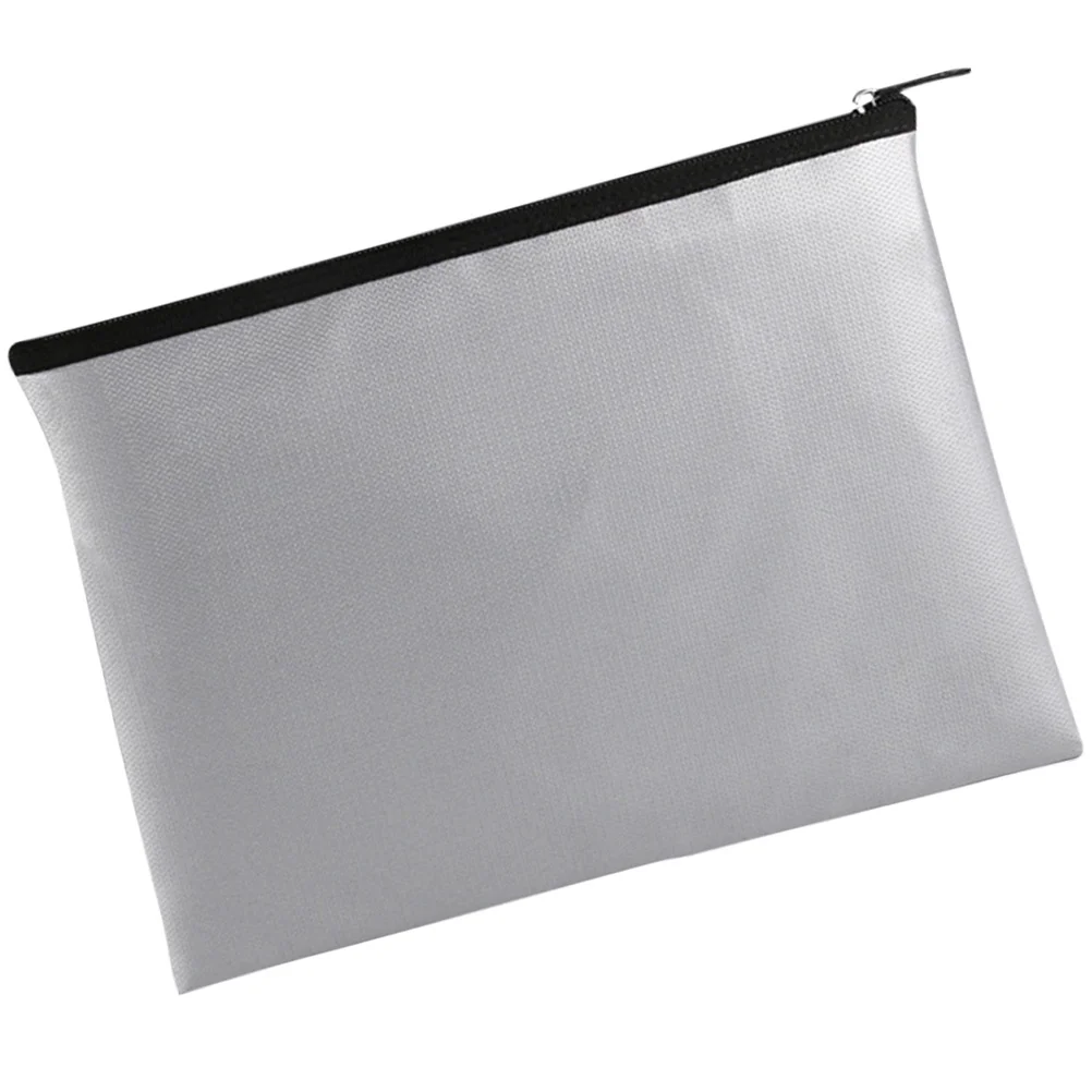 

1 шт. огнестойкая сумка для документов 1000 градусов термостойкий силиконовый стекловолокно водонепроницаемый органайзер для файлов для телефона