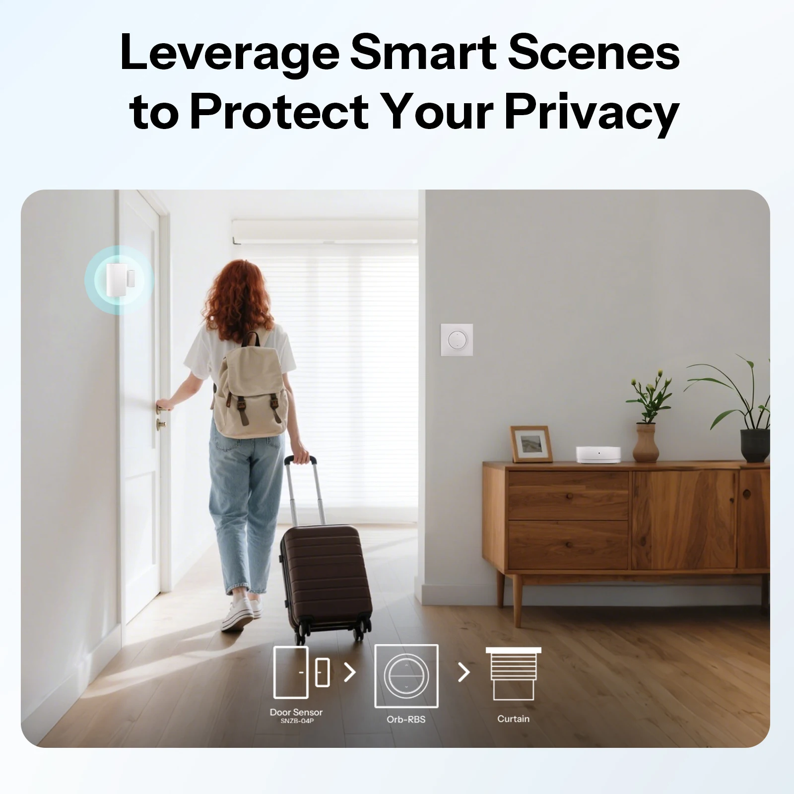 SONOFF Orb-RBS المادة عبر WiFi الذكية مصراع الأسطوانة الجدار التبديل تعديل النسبة المئوية الدقيقة عملية الستار الجدول الزمني