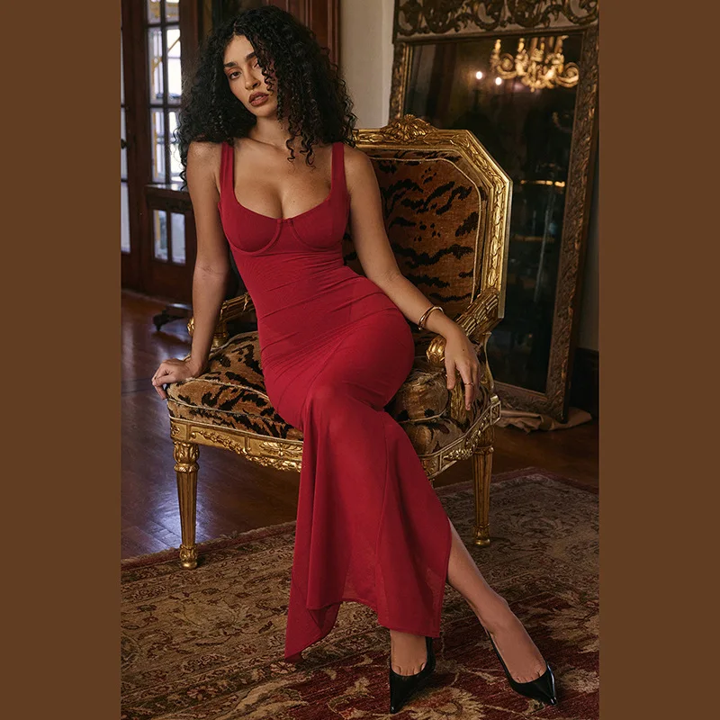 

2026 Summer New Women's Sexy Backless V-neck Onesie Splicing Mesh Casual Party Dresses Plus Size 9XL 8XL 7XL 6XL XXXXXL