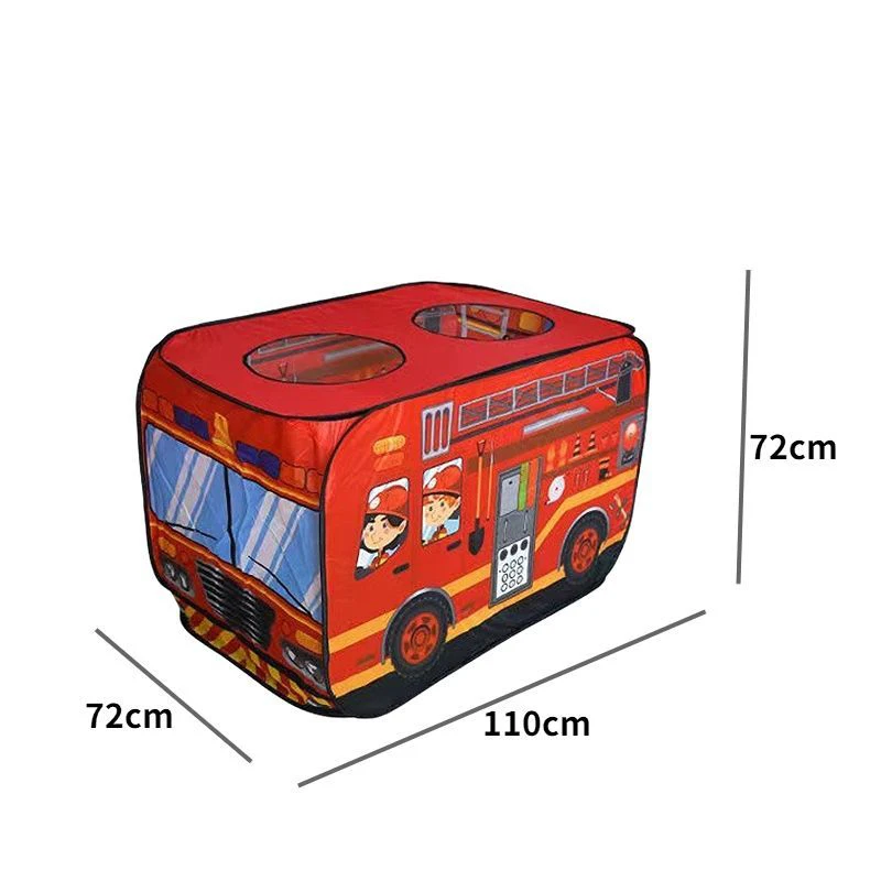 Pop Up Play Tent Foldable Ice Cream Van Playhouse Vehicle Toys for Kids Role Play for Toddlers Boys and Girls Gift Outdoor Game