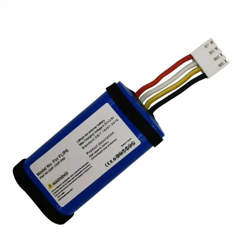3.6 فولت 4800 مللي أمبير GSP-1S2P-F6D ل JBL Flip6 Flip 6 سماعة لاسلكية تعمل بالبلوتوث المتكلم استبدال البطارية