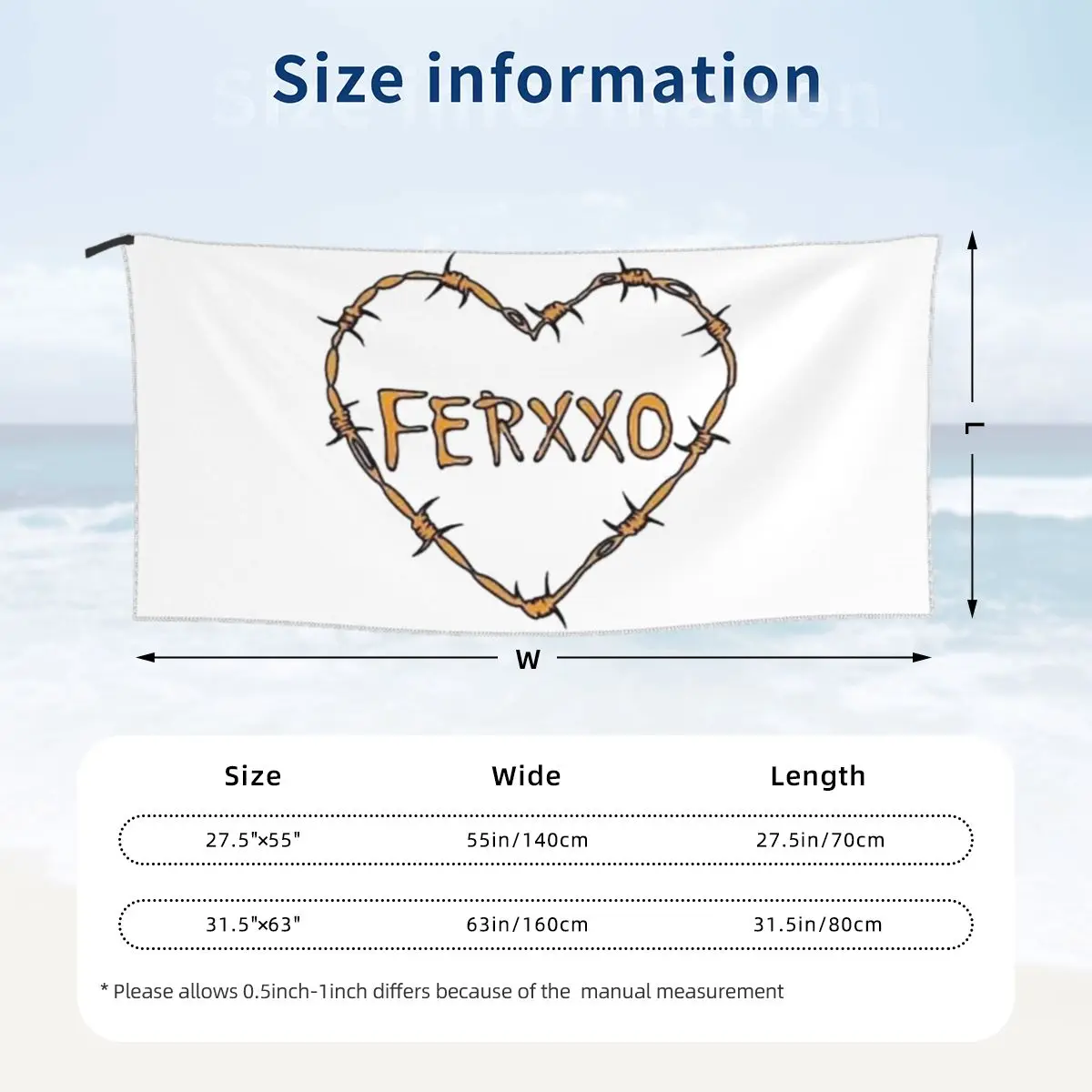 Feid Animated Logo Ferxxo Beach Towel Soft Microfiber Quick Dry Absorbent Quick Towels For Pool