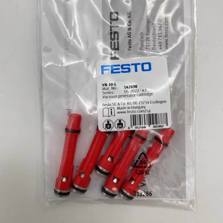 

New original FESTO Vacuum generator inner core VN-10-H 547697 VN-10-L 547698 VN-20-H 547701 VN-20-L 547702