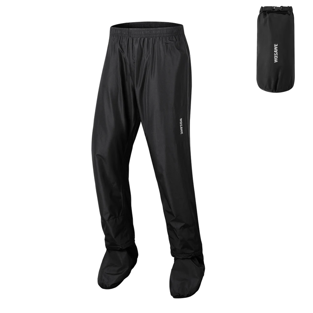 WOSAWE Wandern Regenhose Outdoor Wasserdichte Hose Motorrad Klettern Camping Radfahren Sport Berg Regen Hosen Überschuhe