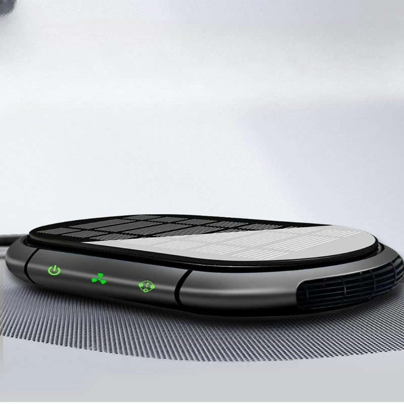 Solar car air purifier intelligent start and stop to remove odor 3