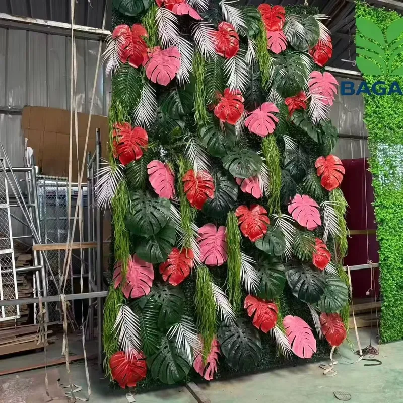 Artificial Green Wall for Outdoor Indoor Fence Vertical Garden Artificial Plants Living Wall for Home Garden Decor