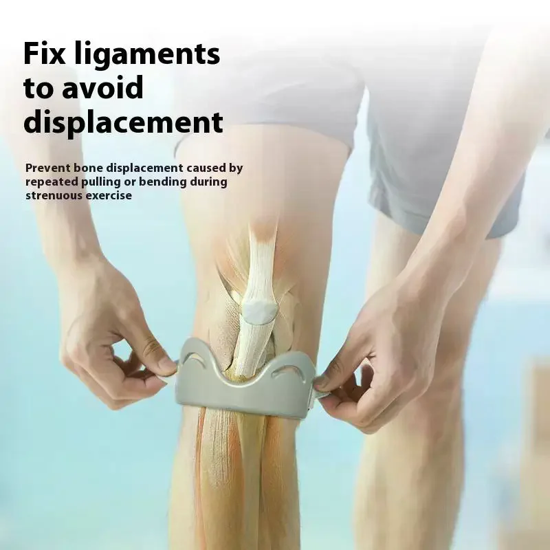 1/2 قطعة سيليكون الرضفة وتر الركبة الأشرطة مرنة خفيفة الوزن دعم الركبة حامي تنفس مرنة