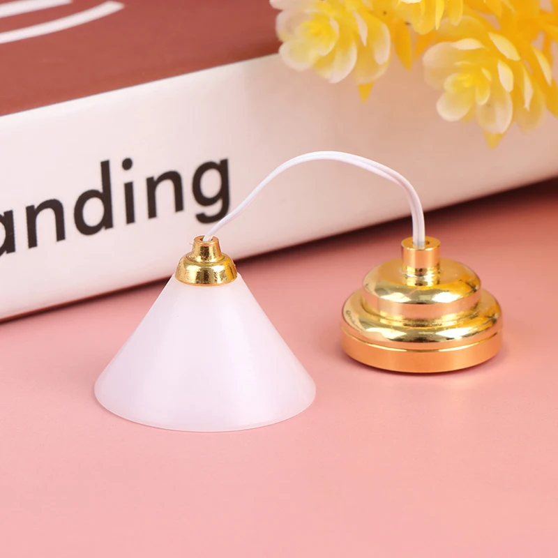 Geschaald Model Plafondlamp Kid 'S Realistische Poppenhuis Meubels Kroonluchter Licht Miniatuur Accessoires